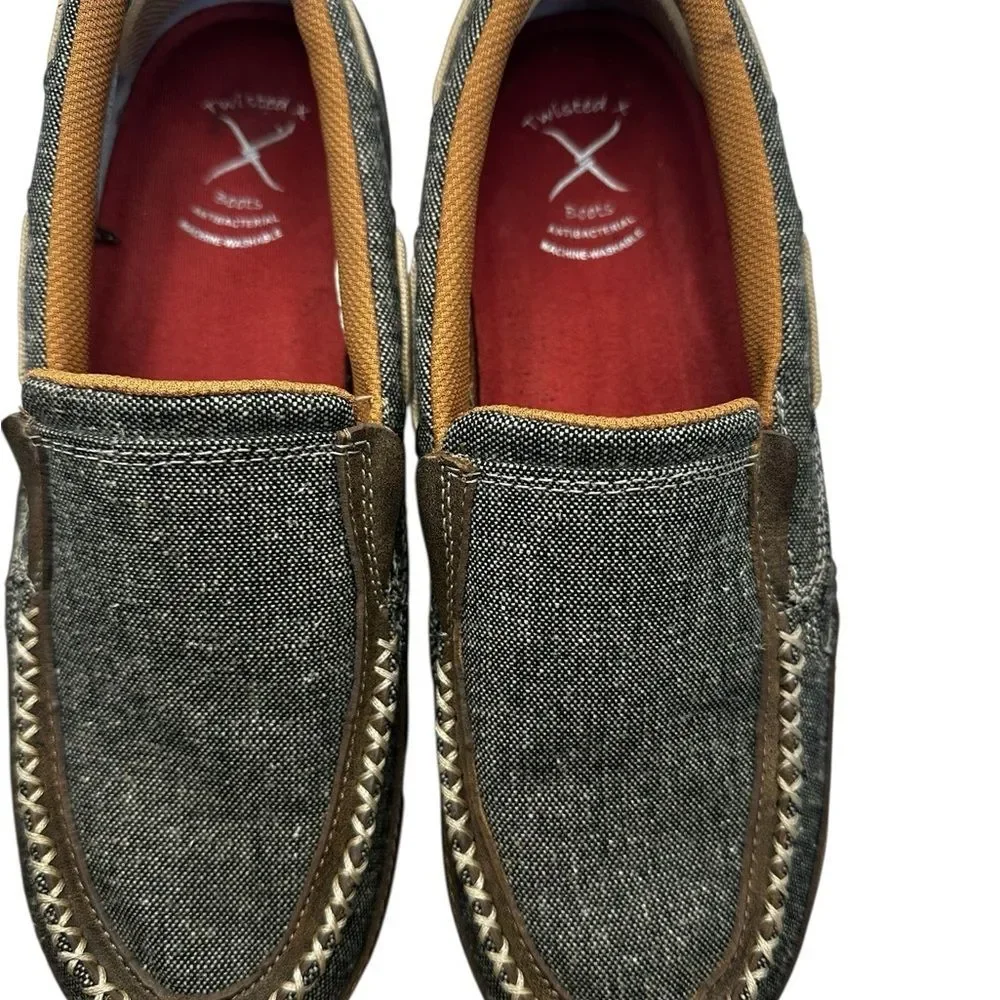 Twisted X ECO Slip On Driving Moc Womens 10 Moc Toe Casual Shoes
